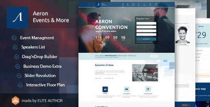 Aeron 3.4.0 – Premium Responsive Corporate Theme