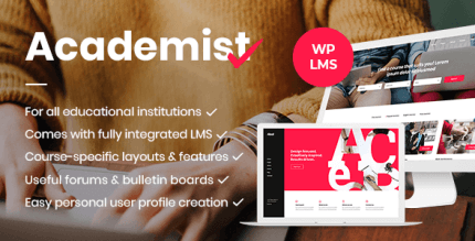 Academist 1.13 NULLED – Education & Learning Management System Theme