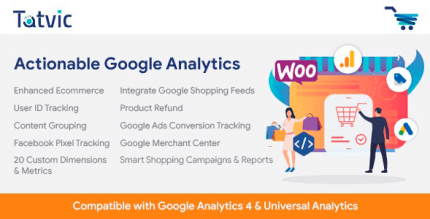 Actionable Google Analytics for WooCommerce CC-V4.1.0 NULLED