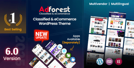 AdForest 6.0.12 NULLED – Classified Ads WordPress Theme