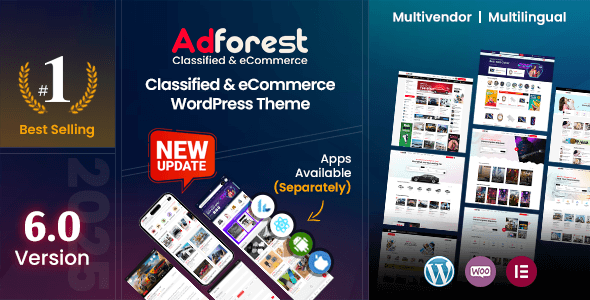 AdForest 6.0.12 NULLED – Classified Ads WordPress Theme