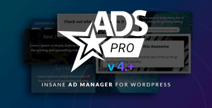 ADS PRO 4.88 NULLED – Multi-Purpose WordPress Ad Manager