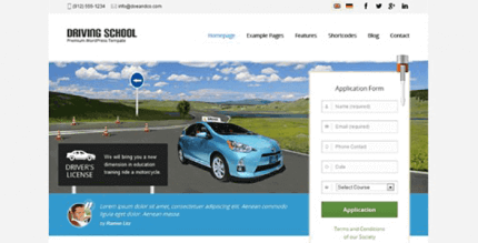 Driving School 1.26 – Theme for Small Business