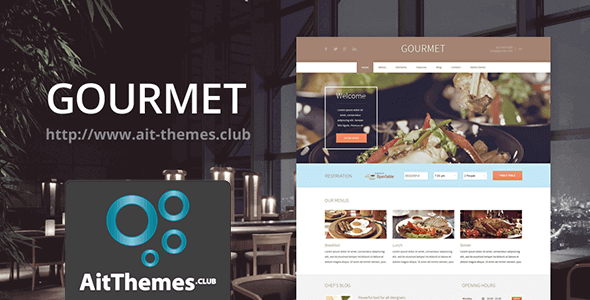 AIT Gourmet 2.0.7 – Theme for Restaurants & Bars
