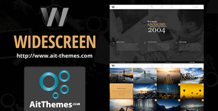 AIT Widescreen 2.0.7 – Unique Portfolio & Online Store