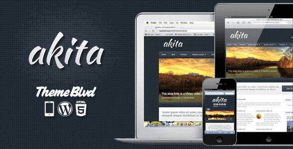 Akita 2.1.18 – Responsive WordPress Theme