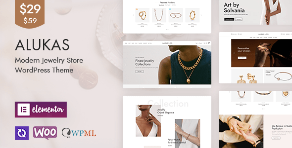 Alukas 2.0.1 – Modern Jewelry Store WordPress Theme