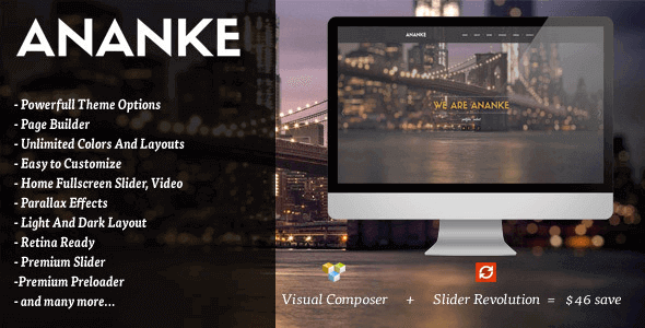 Ananke 3.9.8 – One Page Parallax WordPress Theme