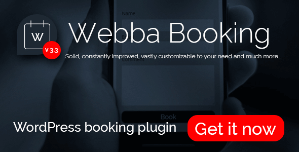 Webba Booking 3.8.51 – Appointment booking for WordPress