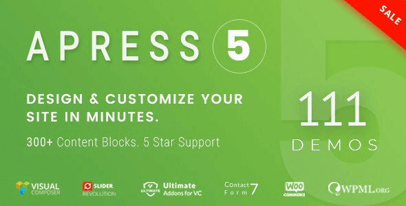 Apress 6.1.3 NULLED – Responsive Multi-Purpose Theme