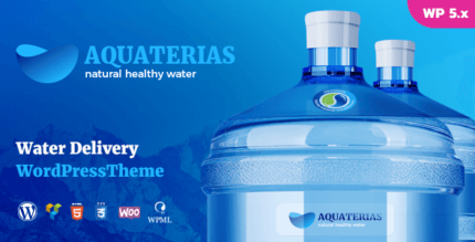 Aquaterias 1.3.3 — Bottled Drinking Water Delivery WordPress Theme