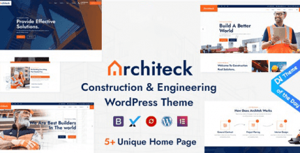 Architeck 1.5 – Construction WordPress Theme