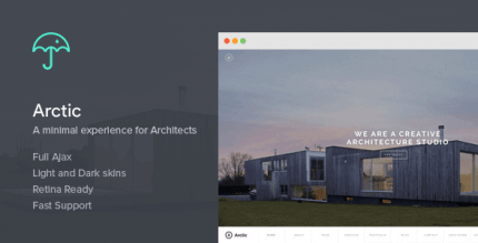 Arctic 3.4.0 – Architecture & Creatives WordPress Theme