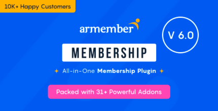 ARMember 6.1 NULLED – WordPress Membership Plugin