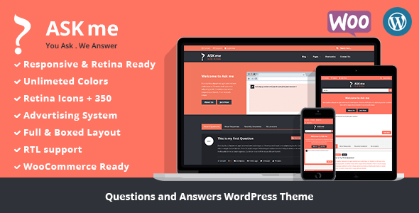 Ask Me 6.9.8 NULLED – Responsive Questions & Answers WordPress