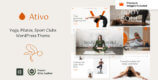 Ativo 7.4 NULLED – Pilates Yoga WordPress Theme