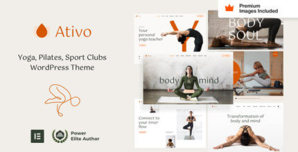 Ativo 5.4 NULLED – Pilates Yoga WordPress Theme