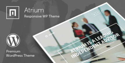 Atrium 2.7 – Responsive One Page WordPress Theme