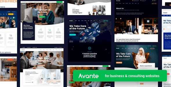 Avante 3.0.1 NULLED – Business Consulting WordPress