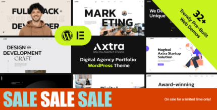 Axtra 2.0 — Digital Agency Creative Portfolio Theme