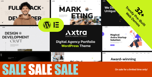 Axtra 2.0 NULLED — Digital Agency Creative Portfolio Theme