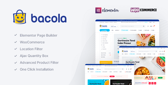 Bacola 1.1.8 NULLED – Grocery Store and Food eCommerce Theme