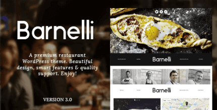 Barnelli 3.0.8 – Restaurant Responsive WordPress Theme