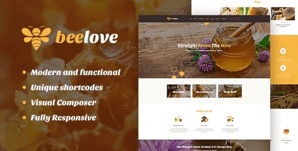 Beelove 1.2.10 – Honey Production and Sweets Online Store WordPress Theme