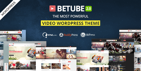Betube 3.0.13 – Video WordPress Theme