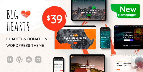 BigHearts 1.0.9 NULLED – Charity & Donation WordPress Theme BigHearts 1.0.9 NULLED – Charity & Donation WordPress Theme