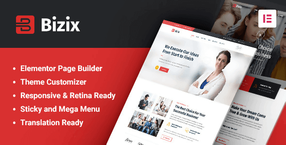 Bizix 2.1.7 – Corporate and Business WordPress Theme