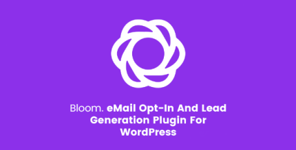 Bloom 1.3.12 – eMail Opt-In And Lead Generation Plugin For WordPress