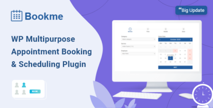 Bookme 4.8 NULLED – WordPress Appointment Booking Scheduling Plugin