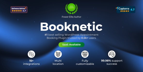 Booknetic 4.2.3 NULLED – WordPress Appointment Booking and Scheduling system