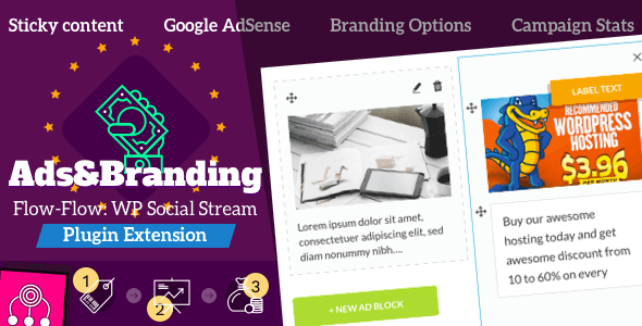 Advertisement & Branding for Flow-Flow Social Stream 1.5.2