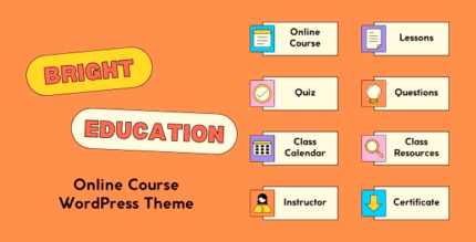Bright 2.2 – Education & Online Course WordPress Theme