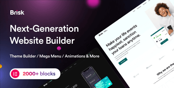 Brisk 2.1.3 – Multi-Purpose Elementor WordPress Theme Brisk 2.1.3 – Multi-Purpose Elementor WordPress Theme