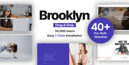 Brooklyn 4.9.7.5 NULLED – Creative One Page Multi-Purpose Theme