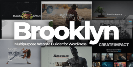 Brooklyn 4.9.9.1 NULLED – Creative One Page Multi-Purpose Theme