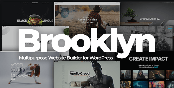 Brooklyn 4.9.9.2 NULLED – Creative One Page Multi-Purpose Theme