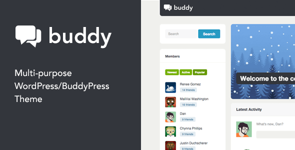 Buddy 2.23 – Multi-Purpose WordPress BuddyPress Theme