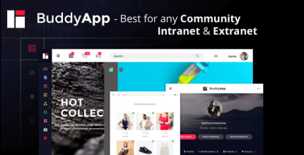 BuddyApp 1.9.2 – Mobile First Community WordPress Theme