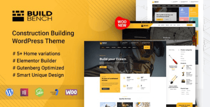 Buildbench 2.1.2 – Construction Building WordPress Theme