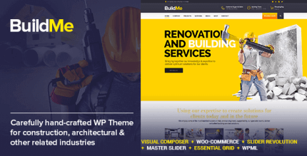 BuildMe 6.3 NULLED – Construction & Architectural WP Theme