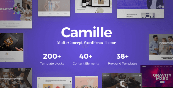 Camille 1.5.0 – Multi-Concept WordPress Theme