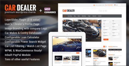 Car Dealer 1.6.0 – Auto Dealer Responsive WP Theme