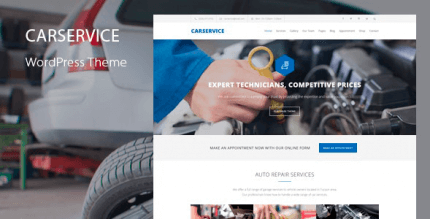 Car Service 7.4 – Mechanic Auto Shop WordPress Theme