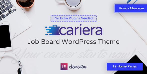 Cariera 1.7.7 NULLED – Job Board WordPress Theme