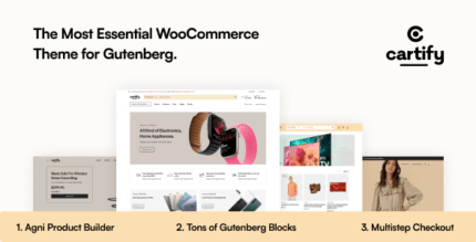 Cartify 1.2.5 – WooCommerce Gutenberg WordPress Theme