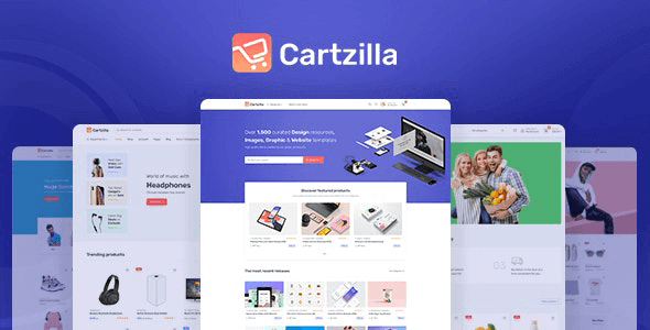 Cartzilla 1.0.45 – Digital Marketplace & Grocery Store WordPress Theme